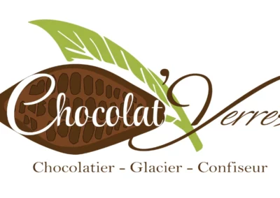 Logo réalisé pour Chocolat'Yerres : Chocolatier - Glacier - Confiseur