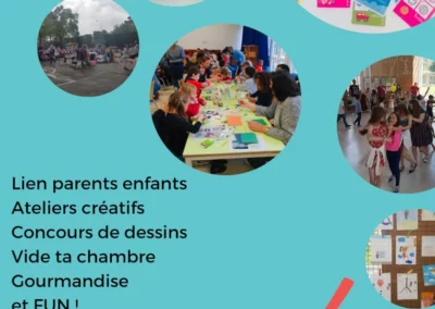 Affiche pour inciter les parents à voter à l'élection des parents d'élèves.