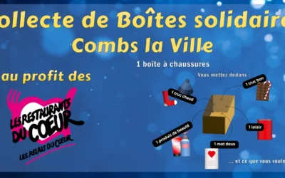 Boîtes solidaires 2022 au profit des Restaurants du Coeur – Combs la Ville