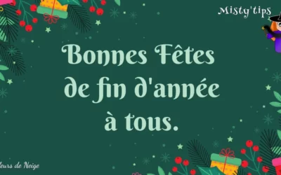 Bonnes fêtes de fin d’année