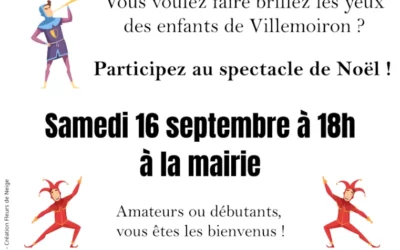 Réunion préparation spectacle Noël 2023 – Villemoiron-en-Othe