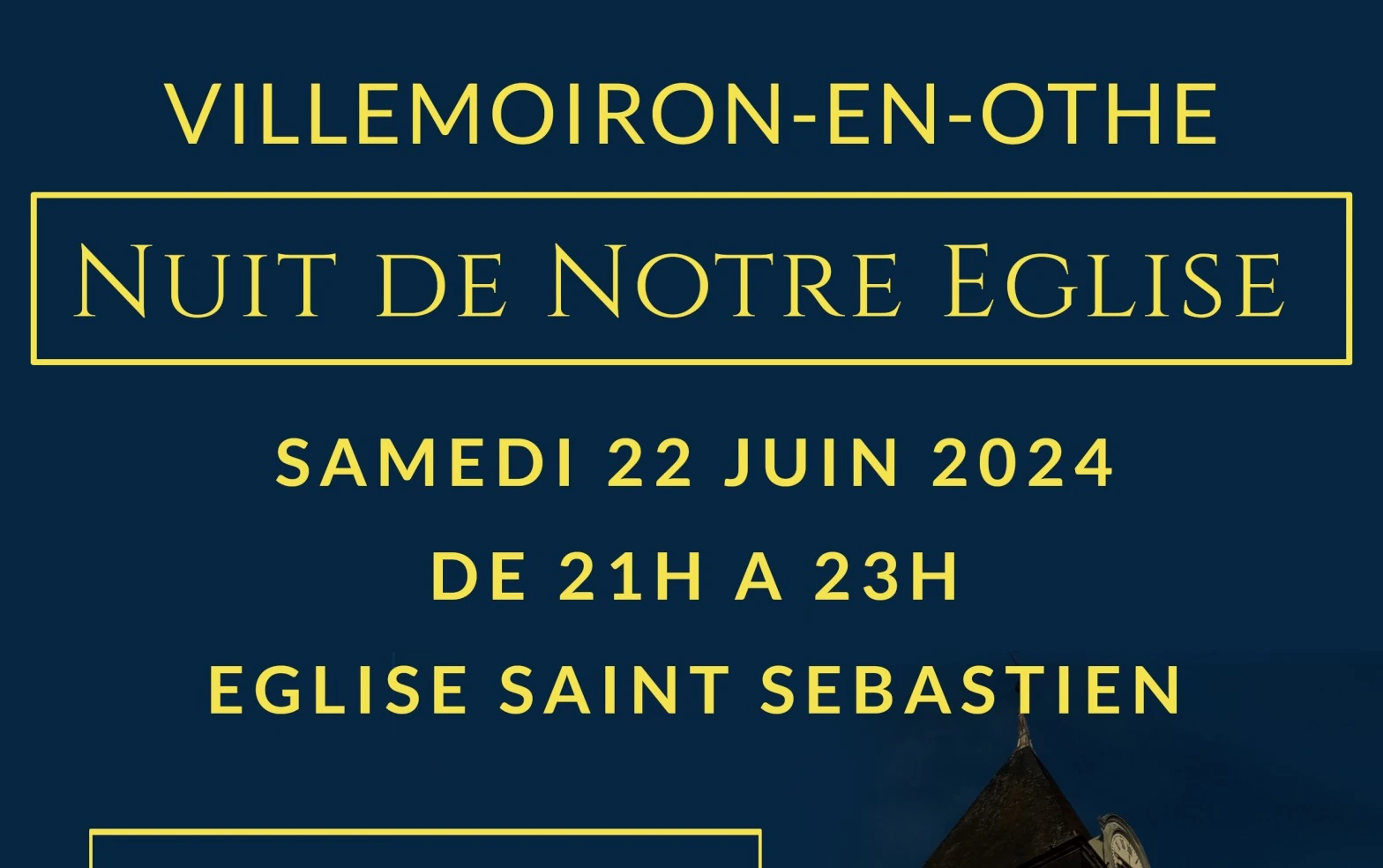 Nuit des Eglises 2024 – Villemoiron-en-Othe