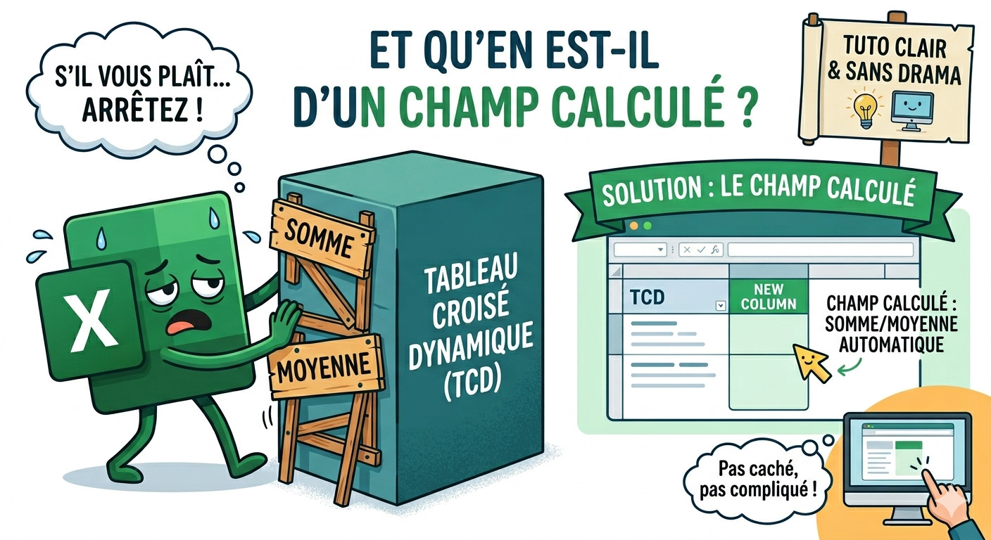 TCD bricolés, Excel souffre