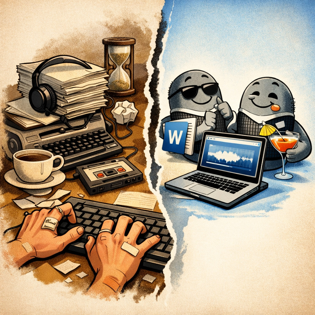 Transcription-audio