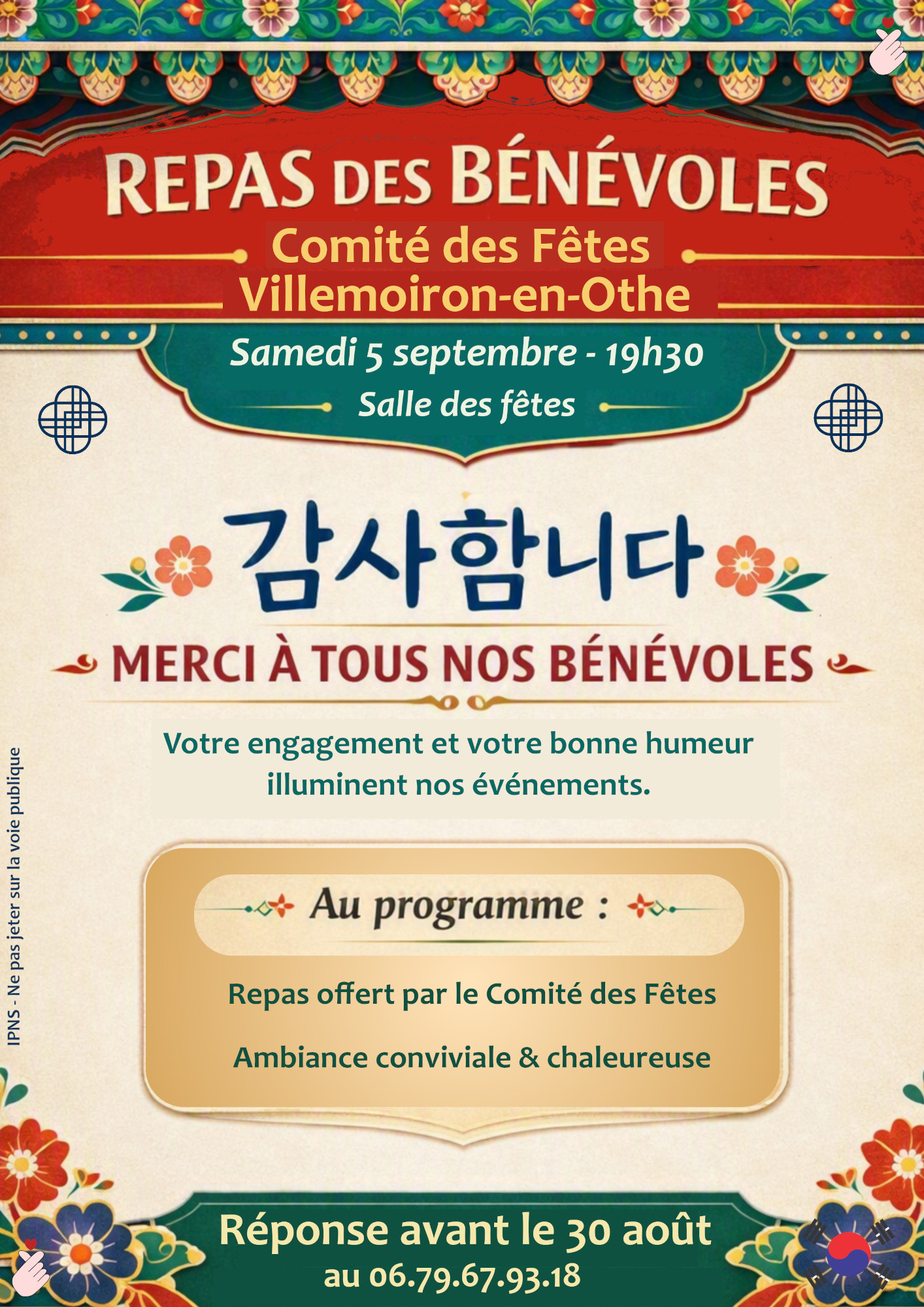 repas benevole 2026